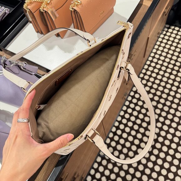 coach Gallery Tote Bag With Shell Print cbm12 - Picture 9 of 9